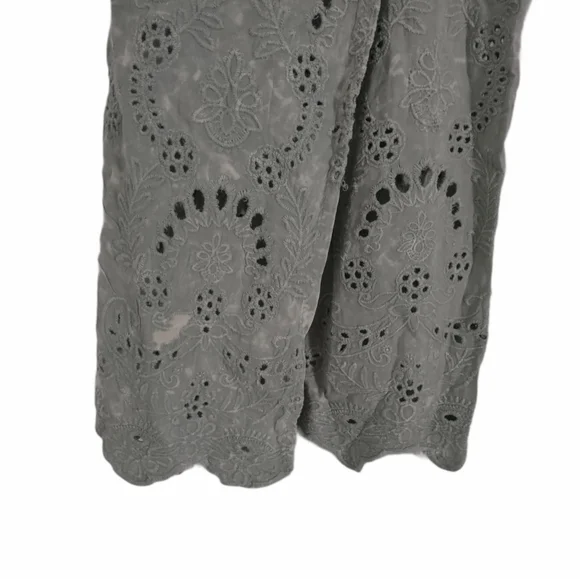 Young Fabulous & Broke Mint Eyelet Wide Leg Pants - Picture 8 of 12